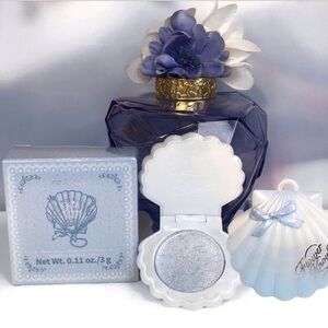 FLOWER KNOWS Blue Shell’s Jewel Highlighter Balm in Blue Tears 3g *BNIB